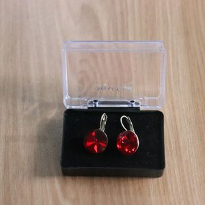 Red Stone Earrings