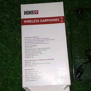 Wireless Earphone Brand New