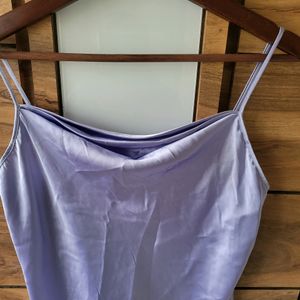 Satin Lavender Dress