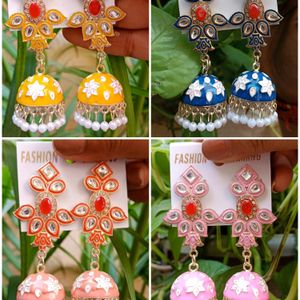 Meenakari Jhumka_3