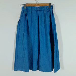 Blue Casual Skirt (Women's)