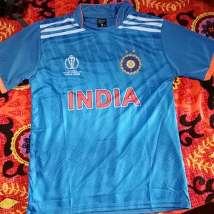 Men's Half Sleeve Indian Team Cricket Jersey