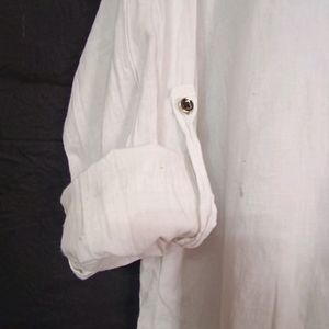 White Korean Kurta