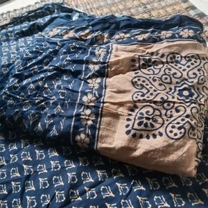 Printed cotton dress material