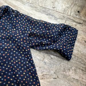 Net Dotted Shirt