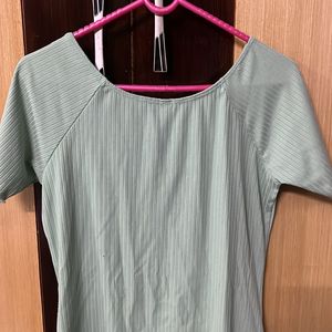 Mint Crop Top