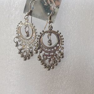 Combo Offer Silver Pattern  Beautiful Earing