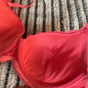 Neon Pink Bra