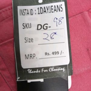 DG-98 Size-28 Slim Jeans