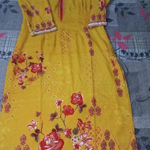 Beautiful Yellow Suit With Duppatta