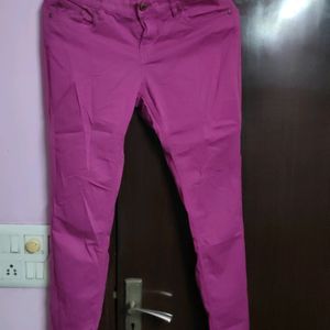 H&M Woman Shocking Pink Jeans
