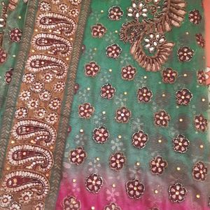 Heavy Work Net Saree