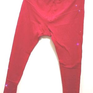 Dark Pink Legging For 28 Waist