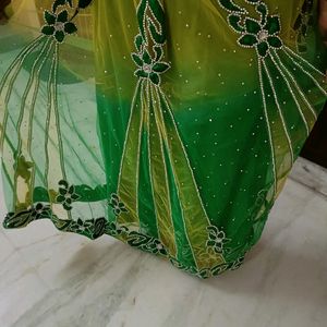 Lehanga Saree With Blouse And Peticoat