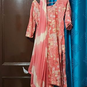 Ethnic Suit Set With Dupatta