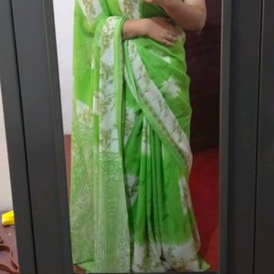 Light Green Saree