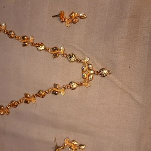 Gold Plated Beautiful Jewellery Set