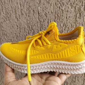 Stylish Yellow Shoes For 4-5 Yrs Boys