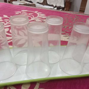 Plastic Glasses Set Of 6