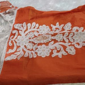 Straight Kurta With Embroidery Work