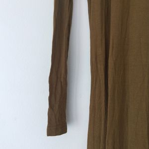 Dark Olive Green Long Shrug