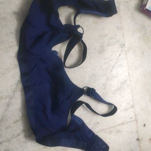 Cotton Bra Lingerie Navy Colour Size 32