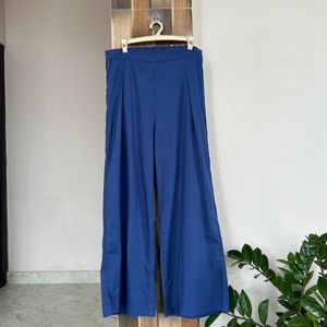 Blue Linen Pants