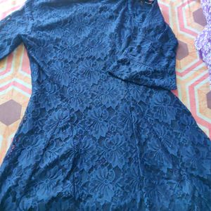 L BLUE PARTY DRESS