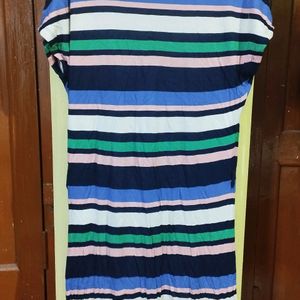 Cute Multicolor Striped Dress