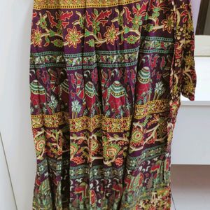 Long Wrap Skirt Free Size Unused