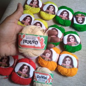 Small OSWAL Woolbundles 16 Pieces