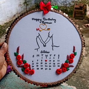 Birthday Hoop Art