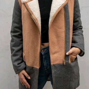 Stylish Heavy Fleece-Lined Winter Coat