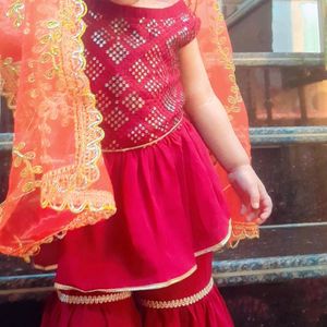 Kids Sharara With Duppata