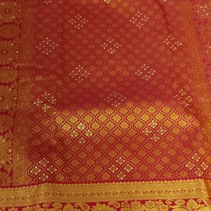 New Pattu Saree With Tag