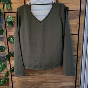 NUSH (Anushka Sharma) Brand Olive Green Top