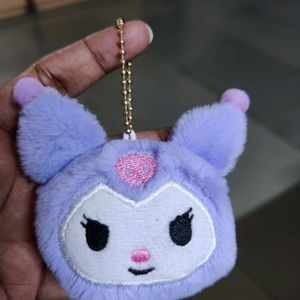 Kuromi Plush Keycharm