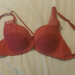 Pink Lace Bra