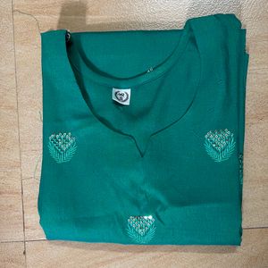 Gorgeous Sea Green Shinning Kurta