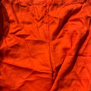 Plazo Orange Size s Unused Piece