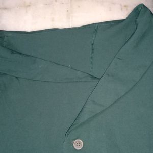 Green Casual And Party Wear Shirt