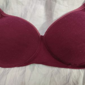 Maroon Padded Bra