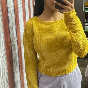 Yellow Pullover Sweater