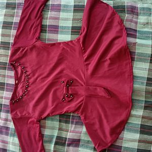 Red Cute Top For Women
