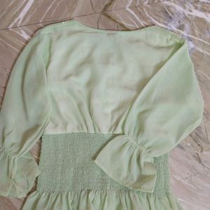 150 rs for Light Green Festive Wear Top