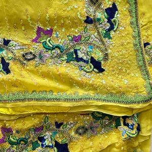 Handwork Heavy Saree For Wedding Season