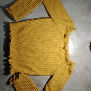 Women Knit Crop Sweater