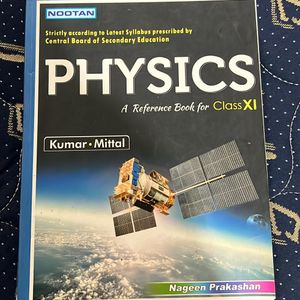 Kumar Mittal Class 11 Physics Cbse Nootan