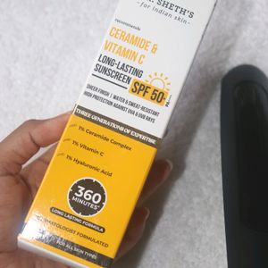 Dr.Sheth Vitaminc &Ceramide Long Lasting Sunscreen