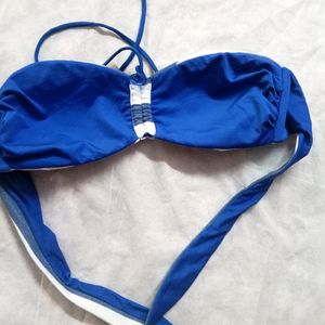 blue swim top